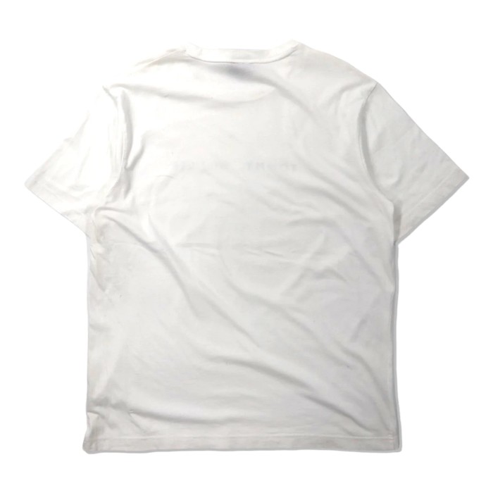 TOMMY HILFIGER ロゴTシャツ L ホワイト コットン ビッグサイズ | Vintage.City 古着屋、古着コーデ情報を発信