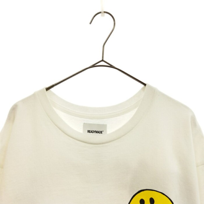 ショートスリーブスマイルプリントTシャツ ホワイト | Vintage.City 빈티지숍, 빈티지 코디 정보