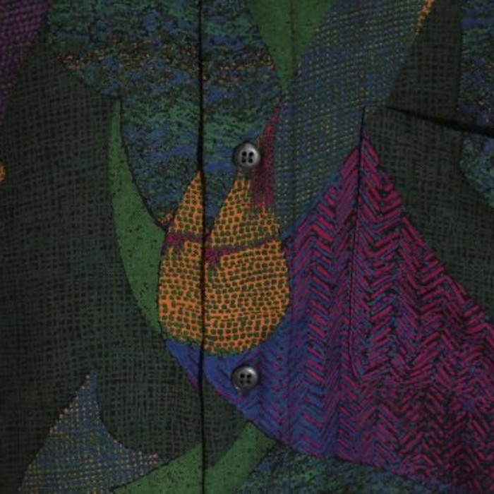 pointillism patchwork style wool shirt | Vintage.City 빈티지숍, 빈티지 코디 정보