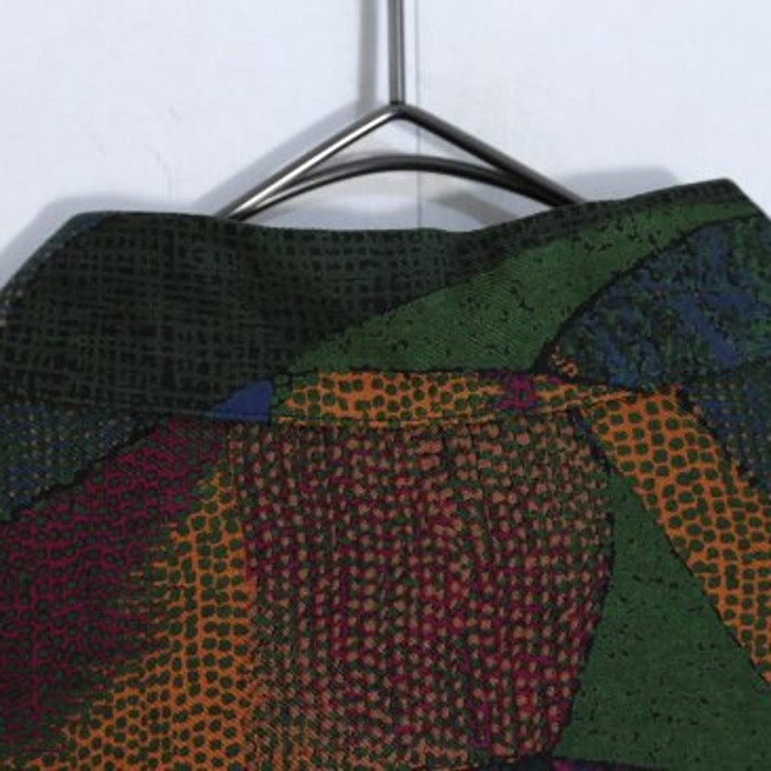 pointillism patchwork style wool shirt | Vintage.City Vintage Shops, Vintage Fashion Trends