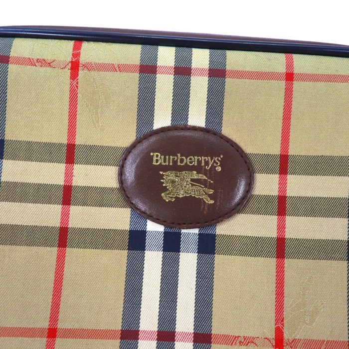 BURBERRYS レザーショルダーバッグ ノバチェック ベージュ オールド | Vintage.City 古着屋、古着コーデ情報を発信