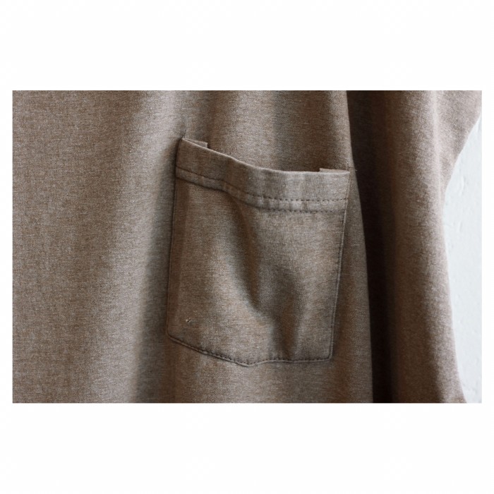 Pocketed Sleeveless Tshirt “Brown Beige“ | Vintage.City 古着屋、古着コーデ情報を発信