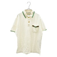 ウェブ&インターロッキングG 半袖ポロシャツ 628339 ホワイト | Vintage.City 빈티지숍, 빈티지 코디 정보