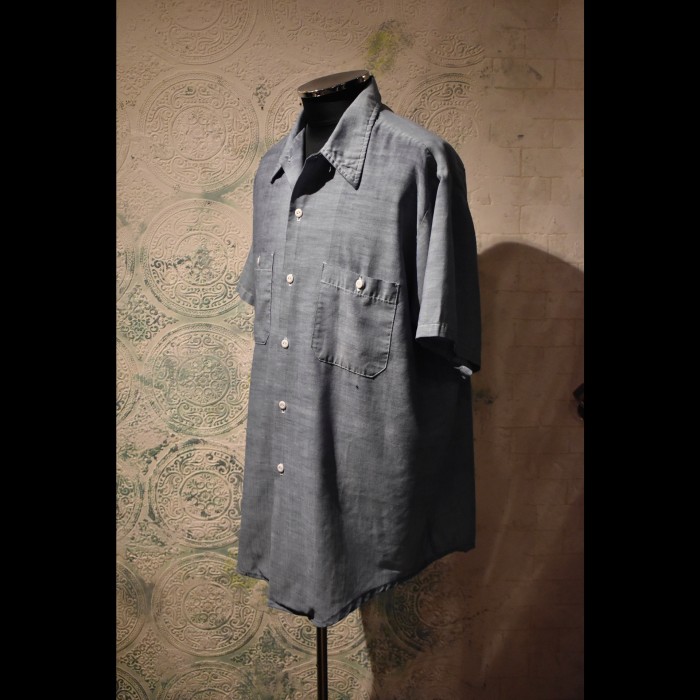 us 1970s bigmac chambray s/s shirt | Vintage.City 古着屋、古着コーデ情報を発信