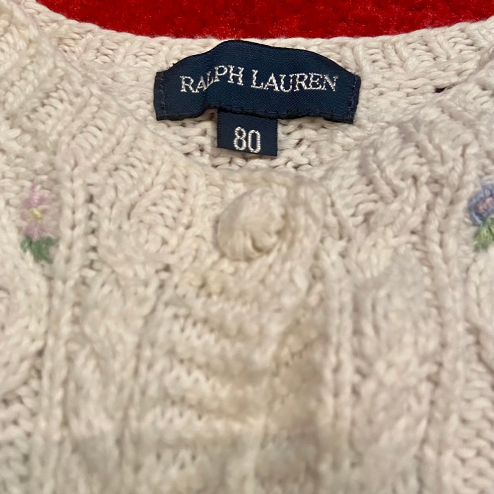 Ralph Lauren ラルフローレン コットンニットカーディガン 80 | Vintage.City 빈티지숍, 빈티지 코디 정보