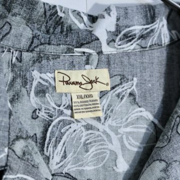 Hibiscus Design Vintage Gray Aloha Shirt | Vintage.City 古着屋、古着コーデ情報を発信