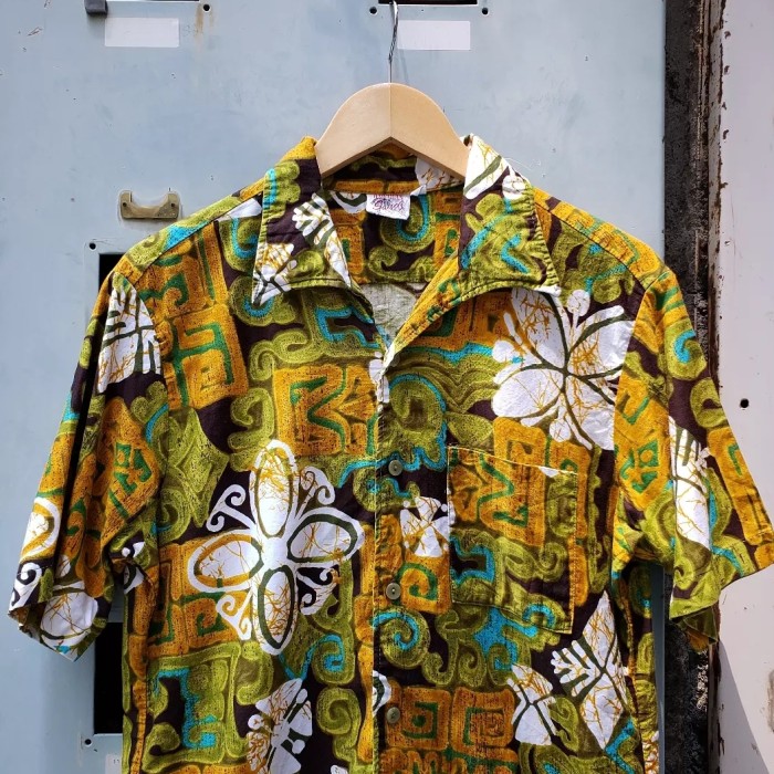 60～70s Vintage Cotton Hawaiian Shirt | Vintage.City 빈티지숍, 빈티지 코디 정보