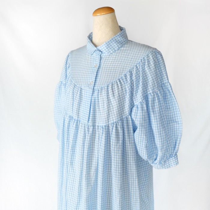 Made in usa vintage gingham check dress | Vintage.City 古着屋、古着コーデ情報を発信