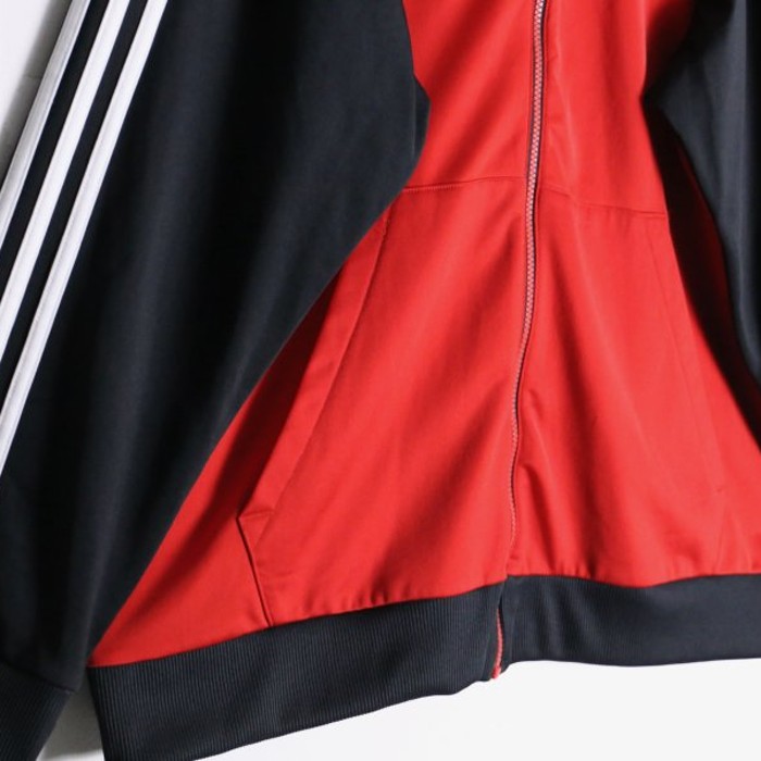 "adidas" red×black track jacket | Vintage.City Vintage Shops, Vintage Fashion Trends