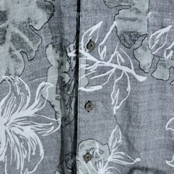 Hibiscus Design Vintage Gray Aloha Shirt | Vintage.City Vintage Shops, Vintage Fashion Trends