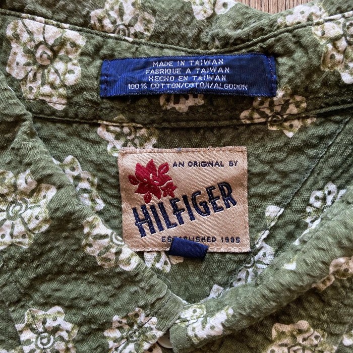 TOMMY HILFIGER　SEERSUCKER ALOHA SHIRTS | Vintage.City 古着屋、古着コーデ情報を発信