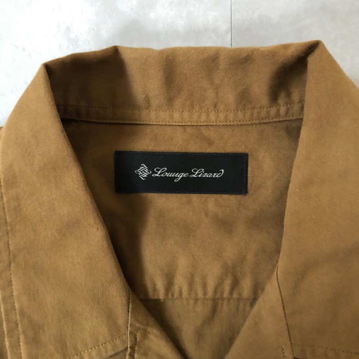 サイズ3！LOUNGE LIZARD 2017AWコットンオープンカラーシャツ | Vintage.City 古着屋、古着コーデ情報を発信