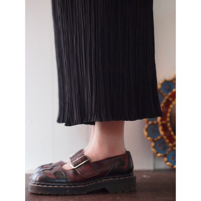 pleats pants プリーツパンツ 黒ブラック | Vintage.City 古着屋、古着コーデ情報を発信