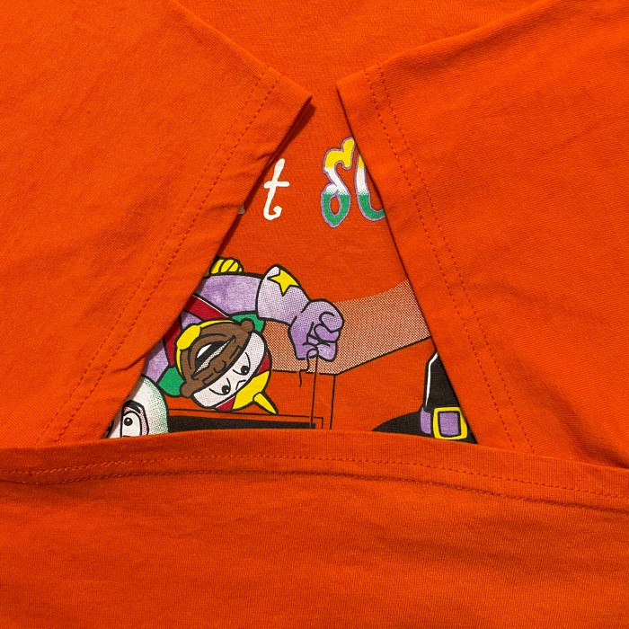【JERZEES】 MEXICO製 イラストTシャツ オレンジ L US古着 | Vintage.City 빈티지숍, 빈티지 코디 정보