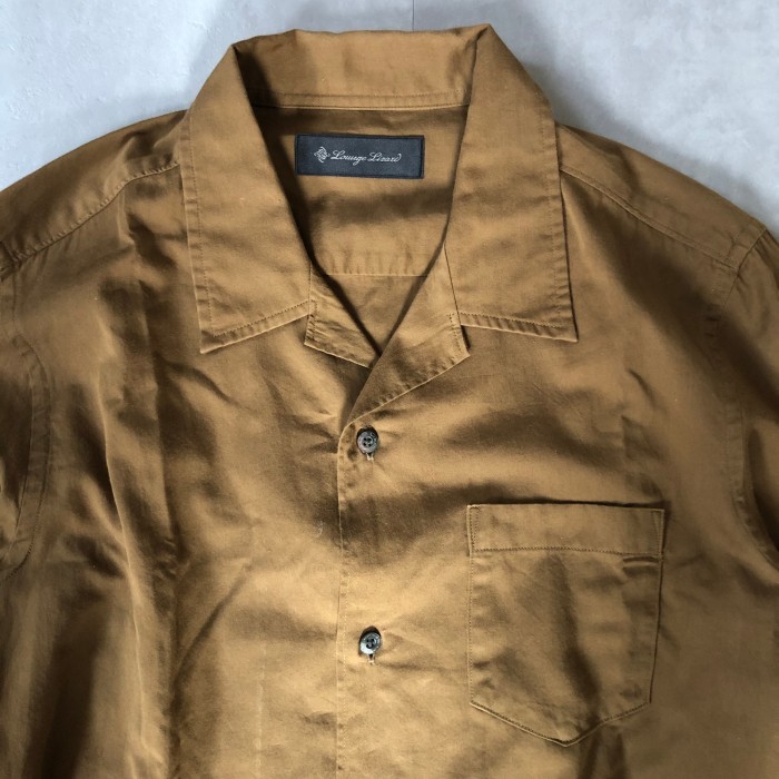 サイズ3！LOUNGE LIZARD 2017AWコットンオープンカラーシャツ | Vintage.City 古着屋、古着コーデ情報を発信