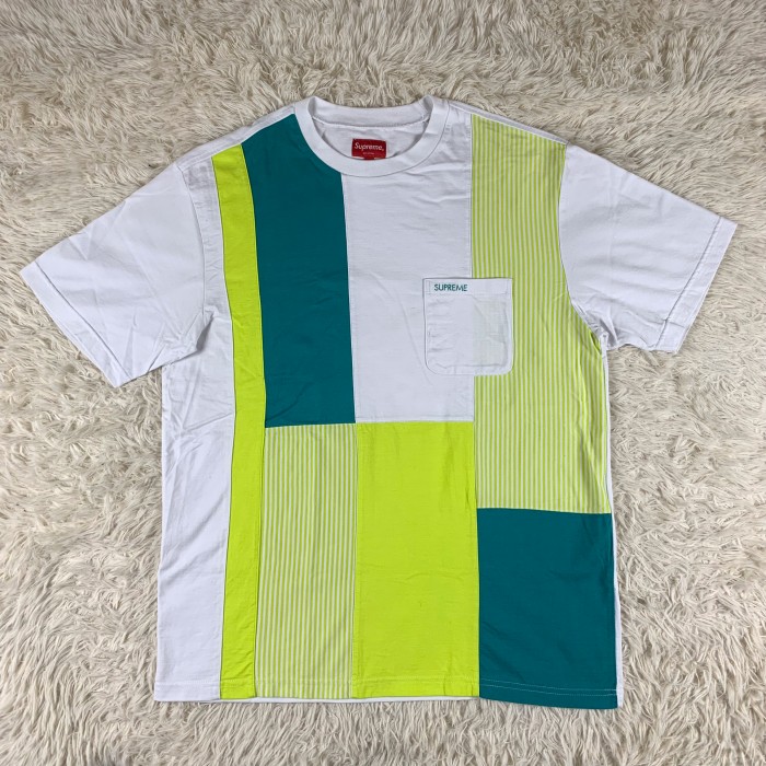 【シュプリーム】パッチワークデザインマルチカラーポケットTシャツ | Vintage.City 빈티지숍, 빈티지 코디 정보