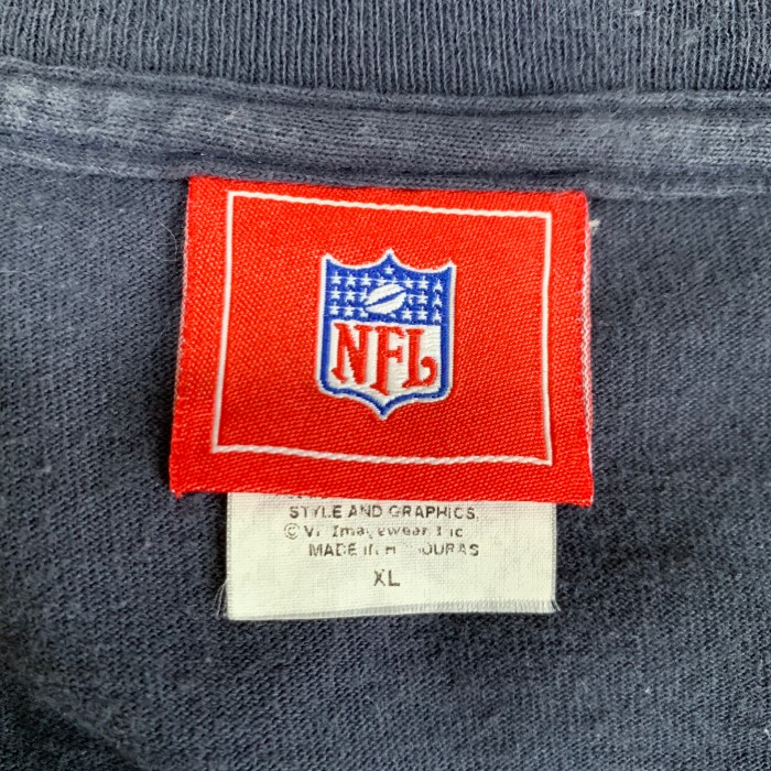 NFLチームシャツ　tシャツ シカゴベアーズ　ビッグロゴ　紺　ネイビー | Vintage.City 빈티지숍, 빈티지 코디 정보