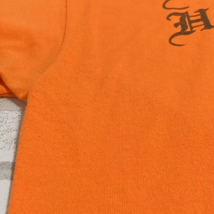 HARLEY-DAVIDSON オレンジカラー　ロゴプリントTシャツ | Vintage.City 빈티지숍, 빈티지 코디 정보