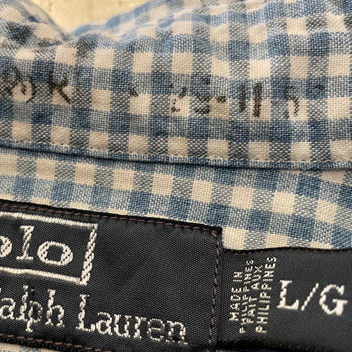 Ralph Lauren S/Sギンガムチェックシャツ | Vintage.City 古着屋、古着コーデ情報を発信