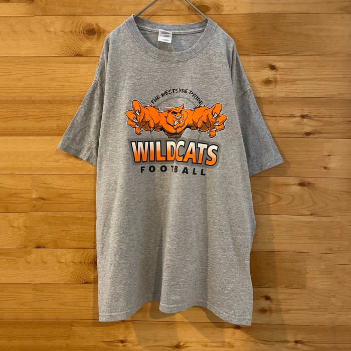 【GILDAN】バックプリント WILDCATS Tシャツ アメフト US古着 | Vintage.City 빈티지숍, 빈티지 코디 정보