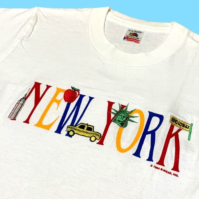 90’S FRUIT OF THE LOOM NEW YORK SOUVENIR | Vintage.City 古着屋、古着コーデ情報を発信