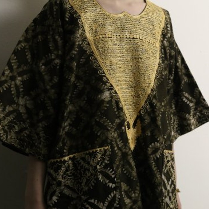 Ethnic style gold embroidery pullover | Vintage.City 빈티지숍, 빈티지 코디 정보