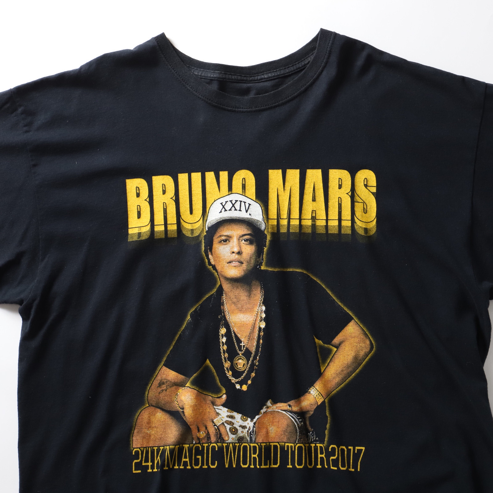 希少】Bruno Mars ブルーノ・マーズ ライブ Tシャツ 黒 XXL | Vintage.City