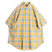"Ralph Lauren" tropical color checkshirt | Vintage.City ヴィンテージ 古着
