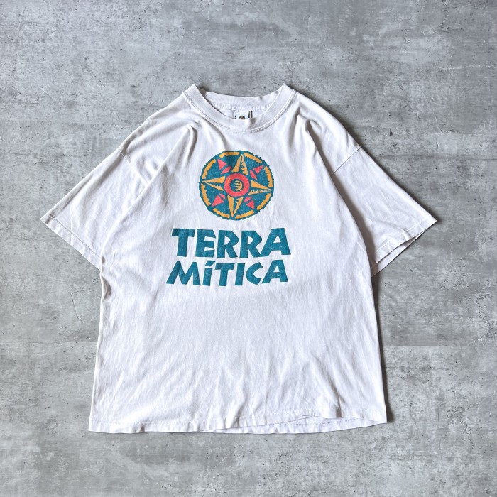 00s “ Terra Mítica” Tee ロゴtシャツ 丸胴ボディ | Vintage.City 古着屋、古着コーデ情報を発信