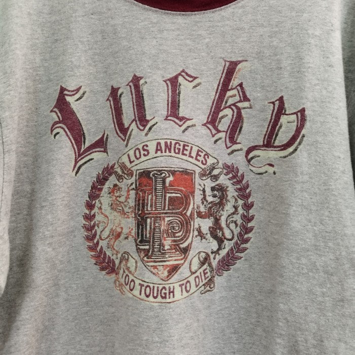 USA製 LUCKY BRAN リンガーTシャツ | Vintage.City 빈티지숍, 빈티지 코디 정보