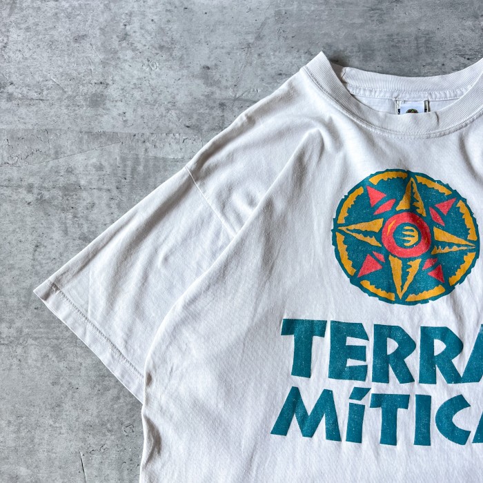 00s “ Terra Mítica” Tee ロゴtシャツ 丸胴ボディ | Vintage.City 빈티지숍, 빈티지 코디 정보