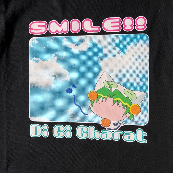 00s “デ・ジ・キャラット” SMILE!! Tee アニメtシャツ | Vintage.City 빈티지숍, 빈티지 코디 정보