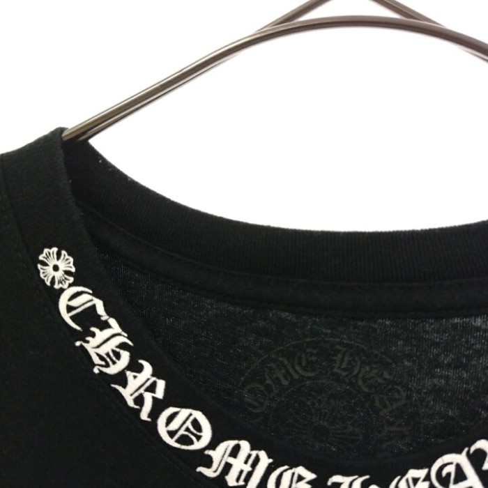 クロムハーツネックロゴTシャツ 半袖カットソー ポケT ブラック/ホワイト | Vintage.City 빈티지숍, 빈티지 코디 정보