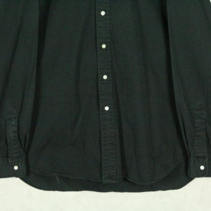 "PRL" jet black color plain shirt | Vintage.City 빈티지숍, 빈티지 코디 정보