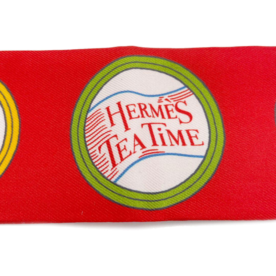 HERMES エルメス スカーフ ツイリー 『TEA TIME（ティータイム 