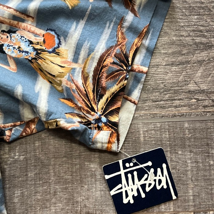 90s old stussy Blue Hawaii Aloha shirt " | Vintage.City 古着屋、古着コーデ情報を発信