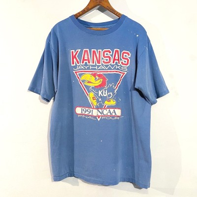 1991'y KANSAS JAYHAWKS T-shirt | Vintage.City 빈티지숍, 빈티지 코디 정보