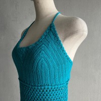 express cotton knit top | Vintage.City 빈티지숍, 빈티지 코디 정보