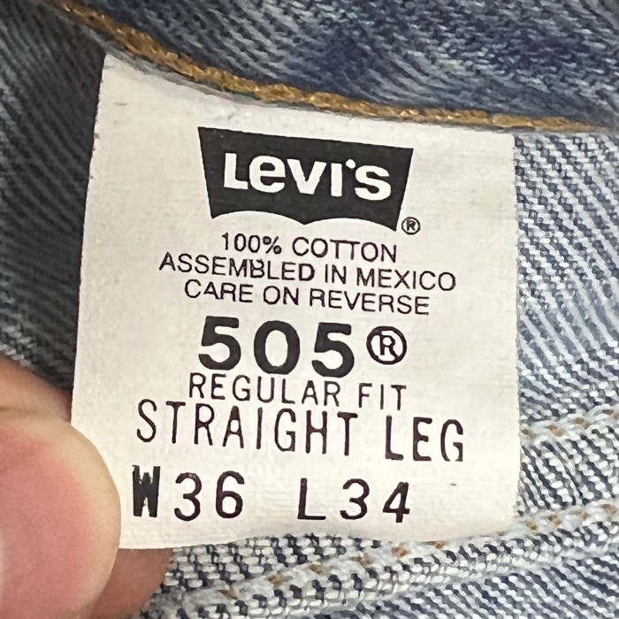 90s levi's 505-4834 "dead stock" | Vintage.City 古着屋、古着コーデ情報を発信