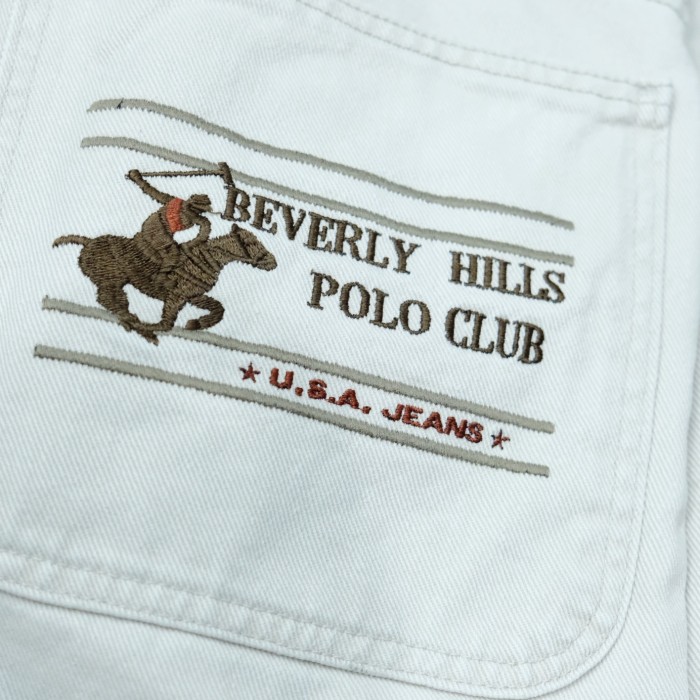 BEVERLY HILLS POLO CLUB denim shorts | Vintage.City