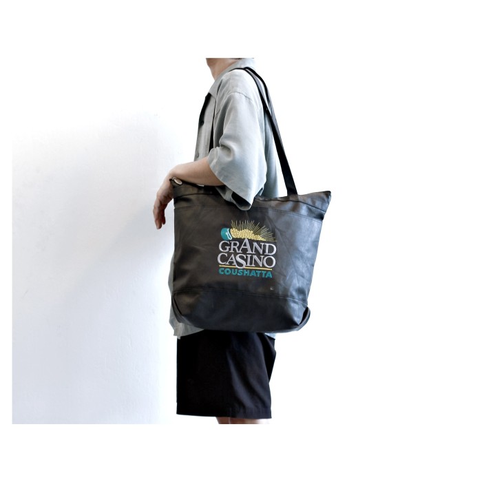 Old Embroidered Leather Tote Bag | Vintage.City 古着屋、古着コーデ情報を発信