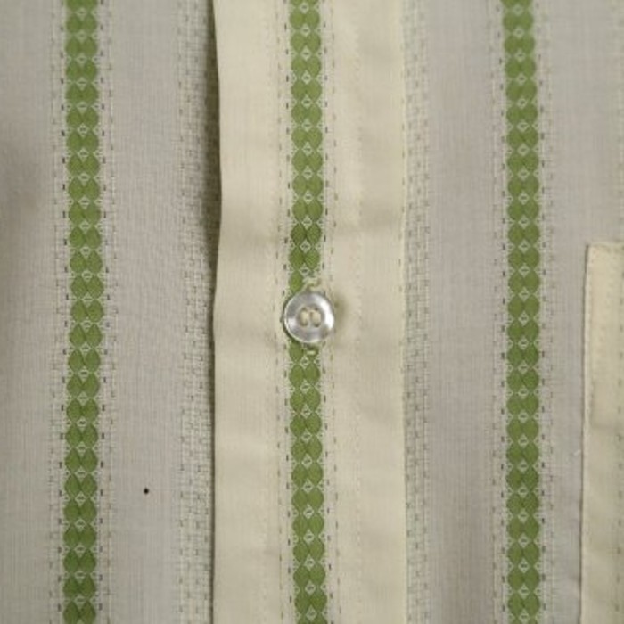 70's "Arrow" lightgreen stripe H/S shirt | Vintage.City 빈티지숍, 빈티지 코디 정보