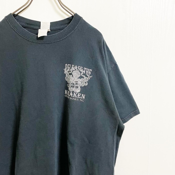 古着　半袖バックプリントTシャツ　kraken | Vintage.City 빈티지숍, 빈티지 코디 정보