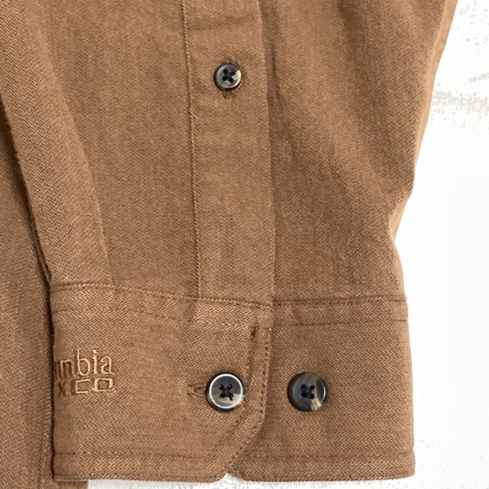 Columbia(コロンビア) ブラウン 茶色 長袖シャツ メンズXLサイズ 