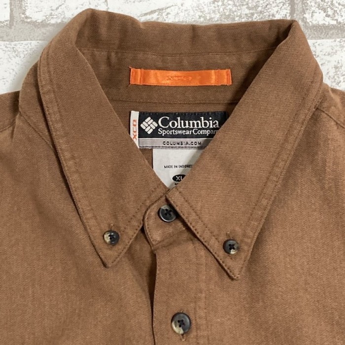 Columbia(コロンビア)　ブラウン　茶色　長袖シャツ　メンズXLサイズ　　 | Vintage.City 빈티지숍, 빈티지 코디 정보