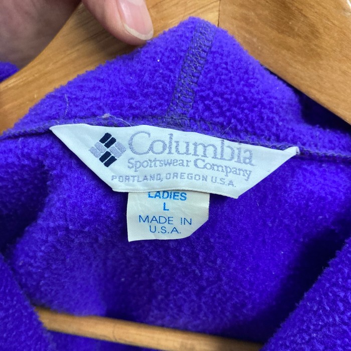 80sUSA製ColumbiaジップアップフリースJKT | Vintage.City 古着屋、古着コーデ情報を発信