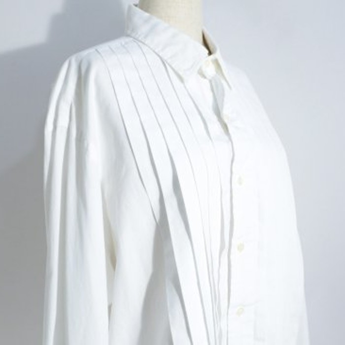 "Polo Ralph Lauren" Pleated Shirt | Vintage.City 빈티지숍, 빈티지 코디 정보