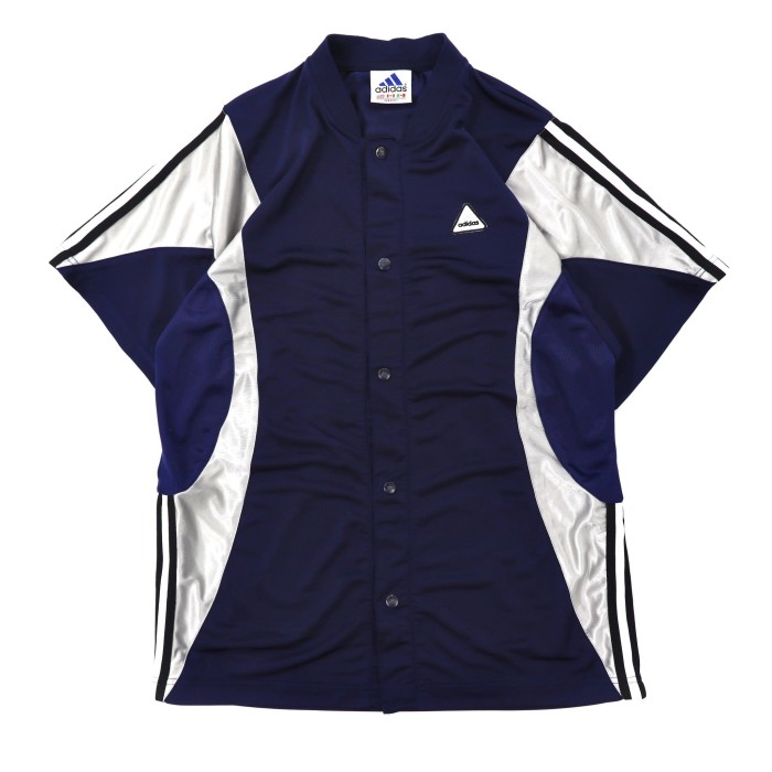 ADIDAS ベースボールシャツ M ネイビー 万国旗タグ 90s | Vintage.City