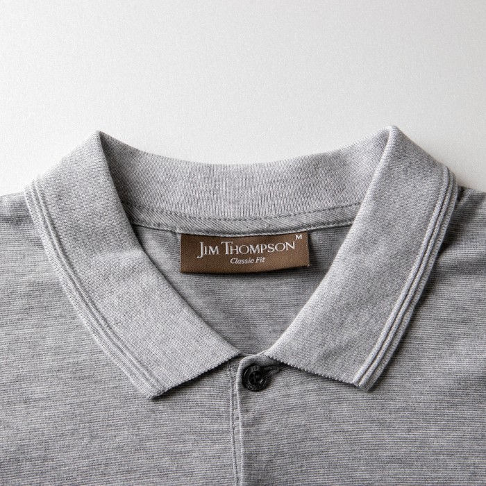 未使用】ジムトンプソン 高級 シルクコットン ポロシャツ 半袖 トップス | Vintage.City