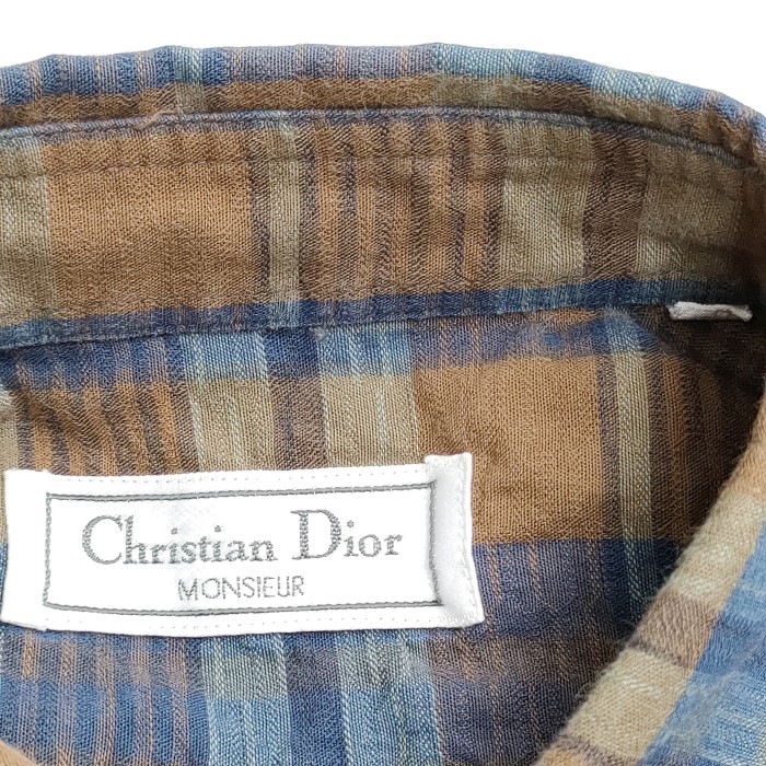 美品/クリスチャンディオールChristian Dior チェックシャツ | Vintage.City 古着屋、古着コーデ情報を発信